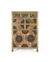 GINER Y COLOMER Buffet en bois de manguier avec 7 tiroirs et 2 portes